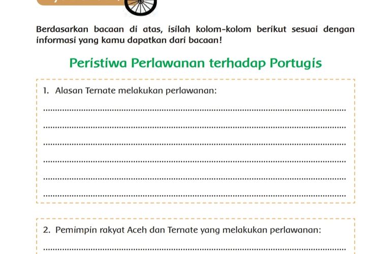 Detail Buku Peristiwa Dalam Kehidupan Kelas 5 Nomer 40