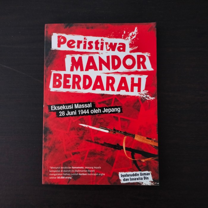 Buku Peristiwa Mandor Berdarah - KibrisPDR