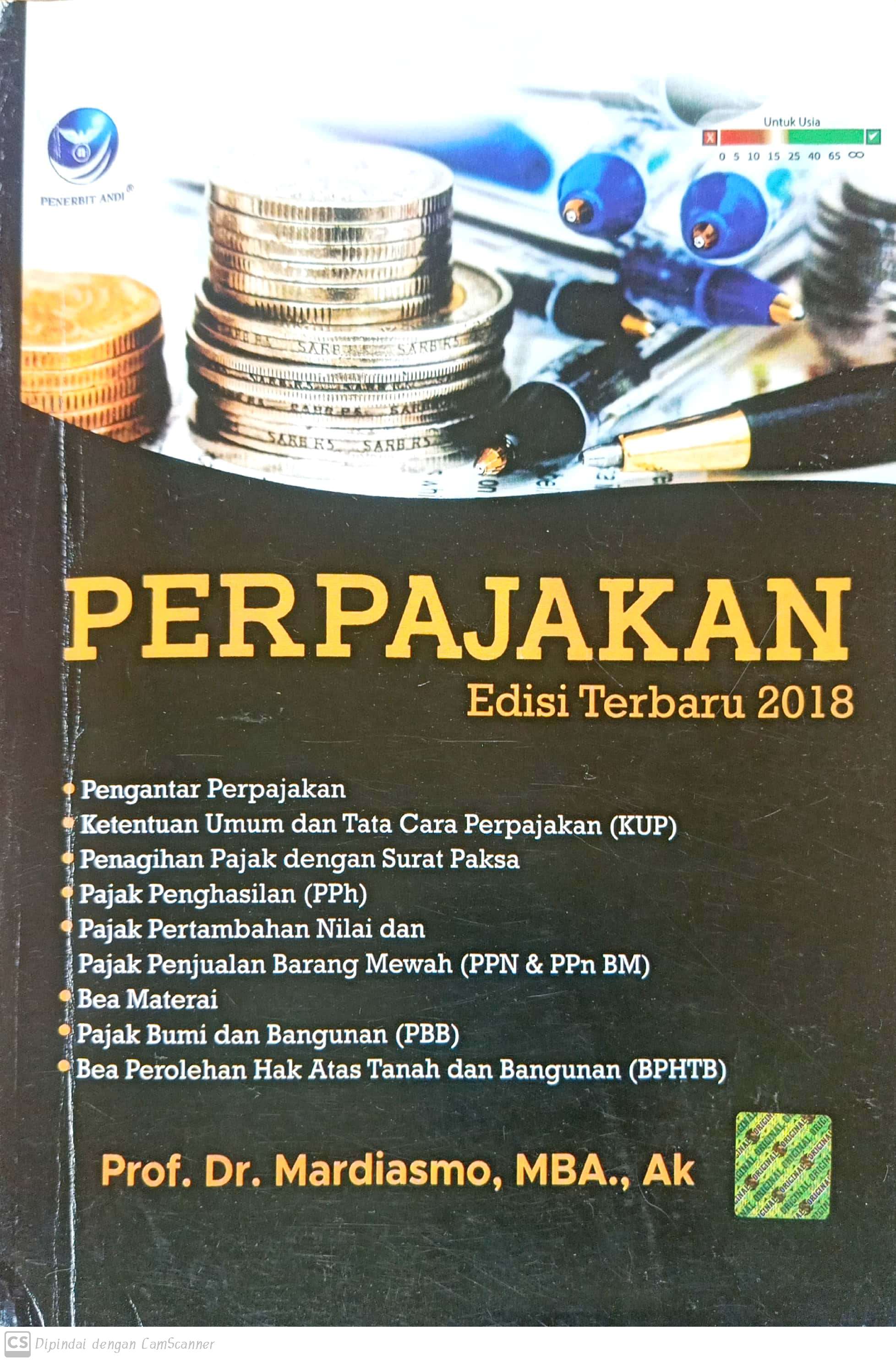 Detail Buku Perpajakan Mardiasmo Nomer 35