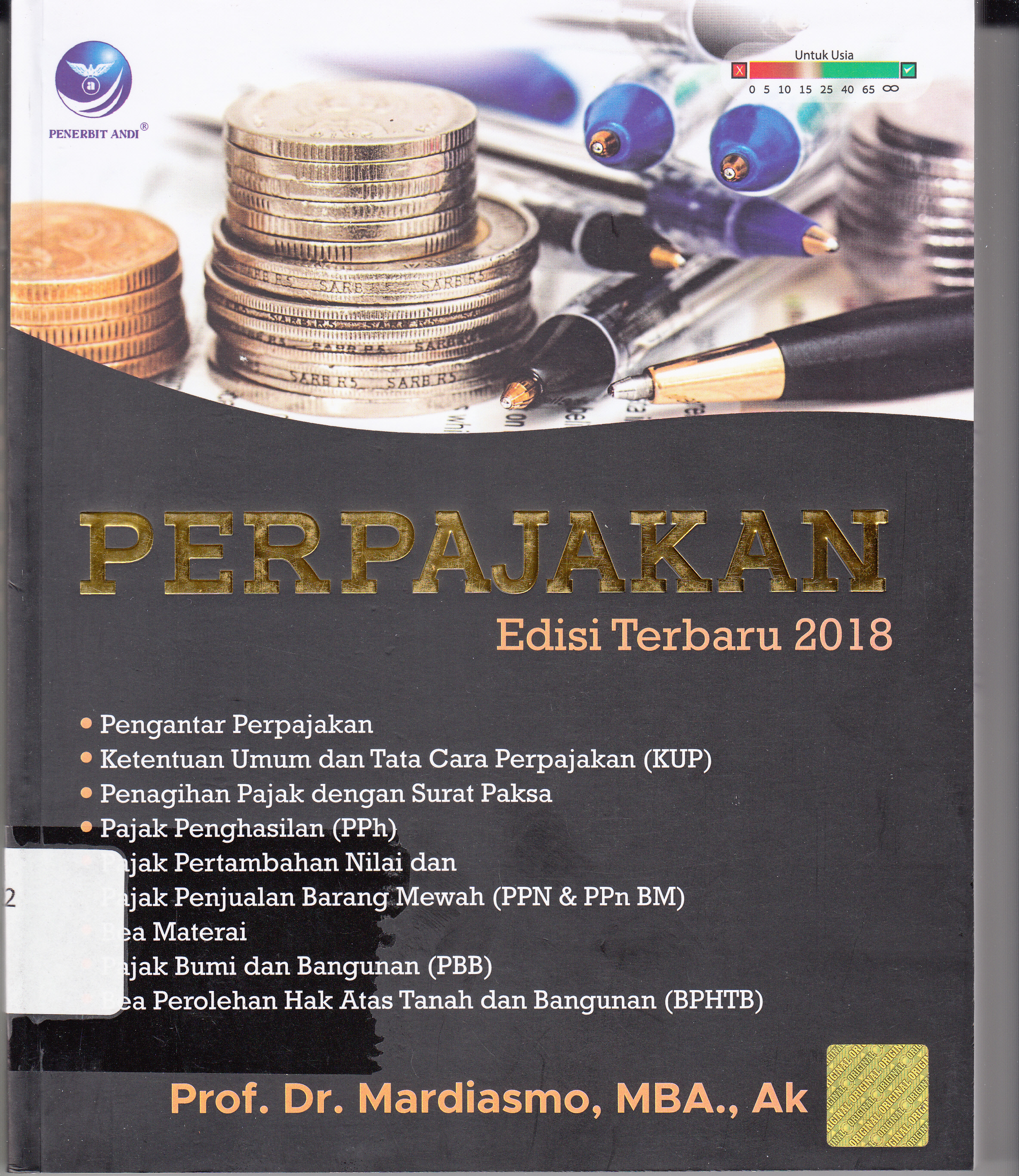 Detail Buku Perpajakan Mardiasmo Nomer 38