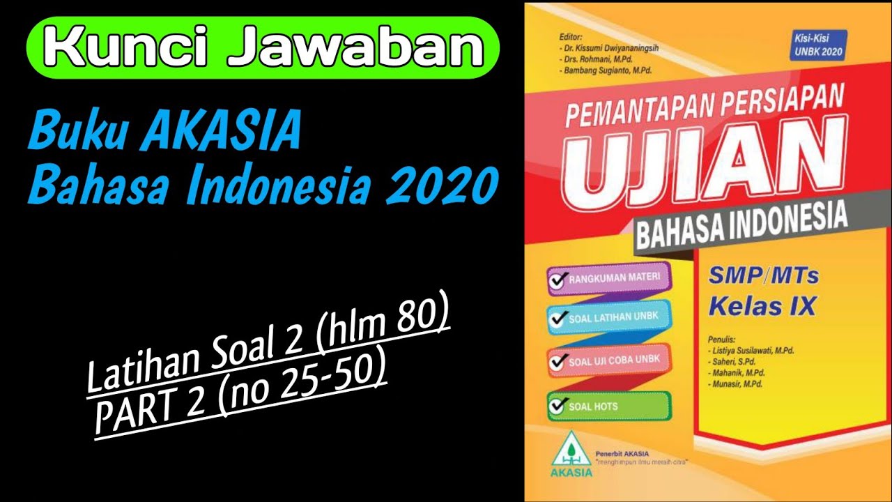 Detail Buku Persiapan Unbk Smp 2020 Nomer 15