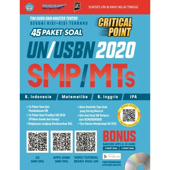 Detail Buku Persiapan Unbk Smp 2020 Nomer 30