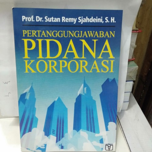 Detail Buku Pertanggungjawaban Pidana Nomer 13