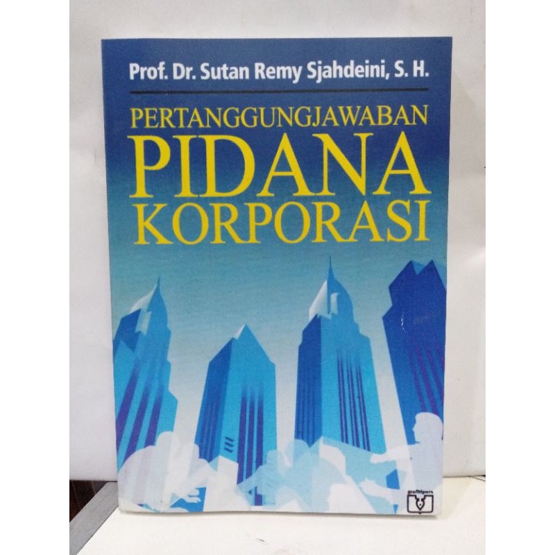 Detail Buku Pertanggungjawaban Pidana Nomer 14