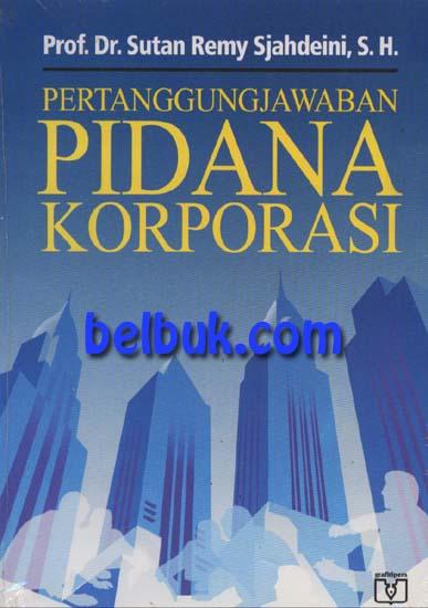 Detail Buku Pertanggungjawaban Pidana Nomer 26