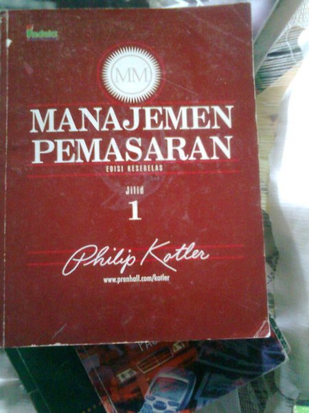 Detail Buku Philip Kotler Manajemen Pemasaran Nomer 25