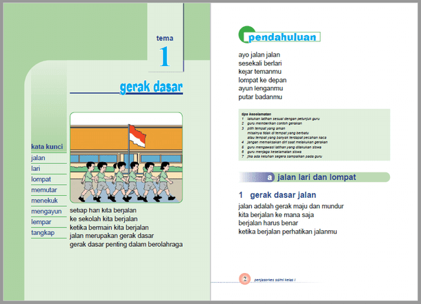 Detail Buku Pjok Kelas 1 Nomer 36