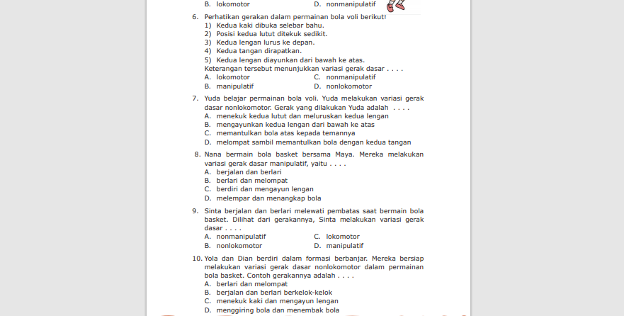 Detail Buku Pjok Kelas 4 Sd Nomer 18