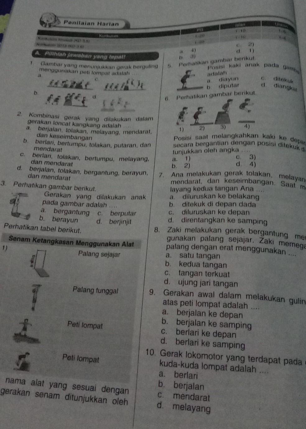 Detail Buku Pjok Kelas 5 Semester 2 Nomer 25