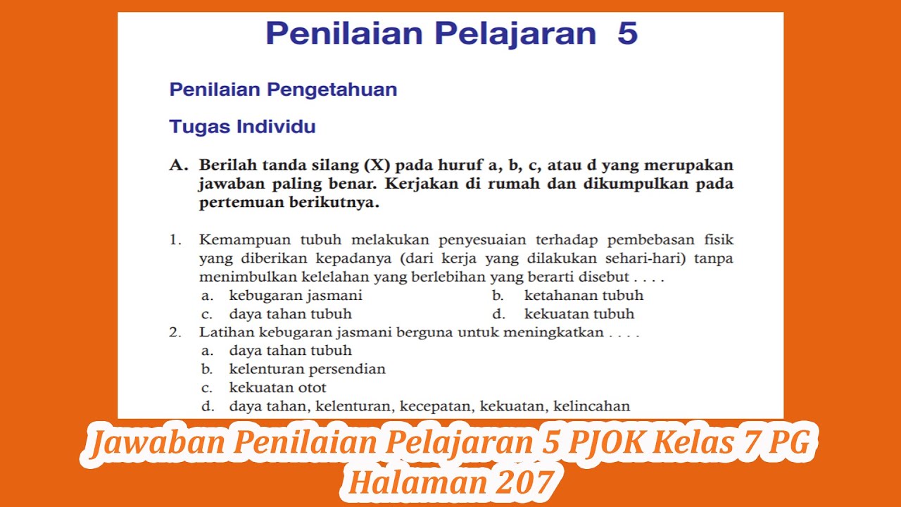 Detail Buku Pjok Kelas 7 Nomer 40