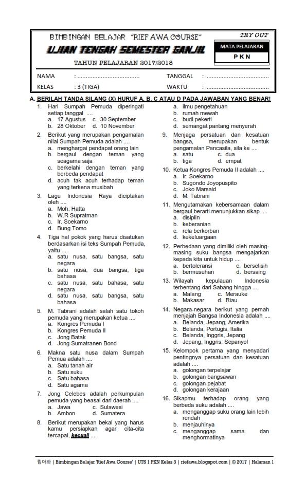 Detail Buku Pkn Kelas 3 Sd Semester 2 Nomer 46