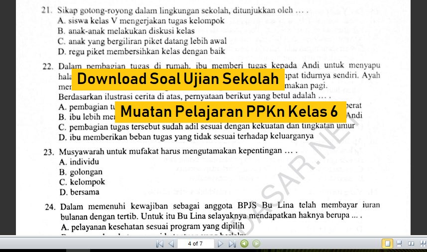 Detail Buku Pkn Kelas 6 Sd Nomer 35