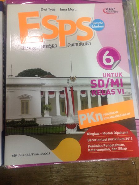 Detail Buku Pkn Kelas 6 Sd Penerbit Yudhistira Nomer 23