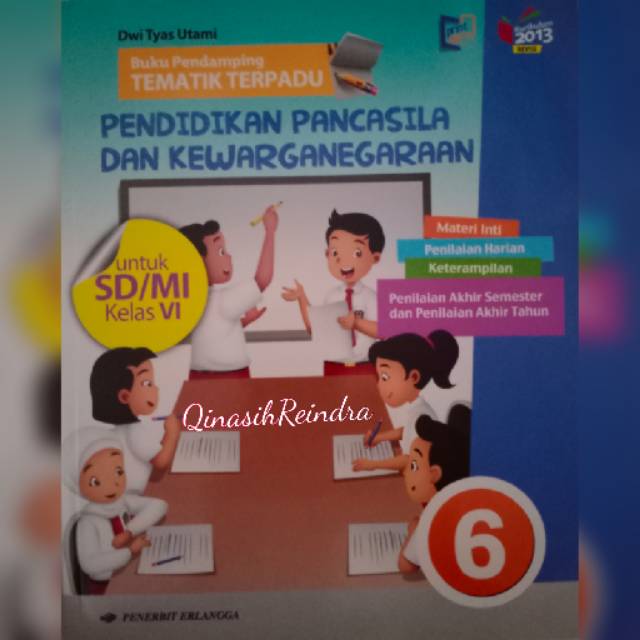 Detail Buku Pkn Kelas 6 Sd Penerbit Yudhistira Nomer 26