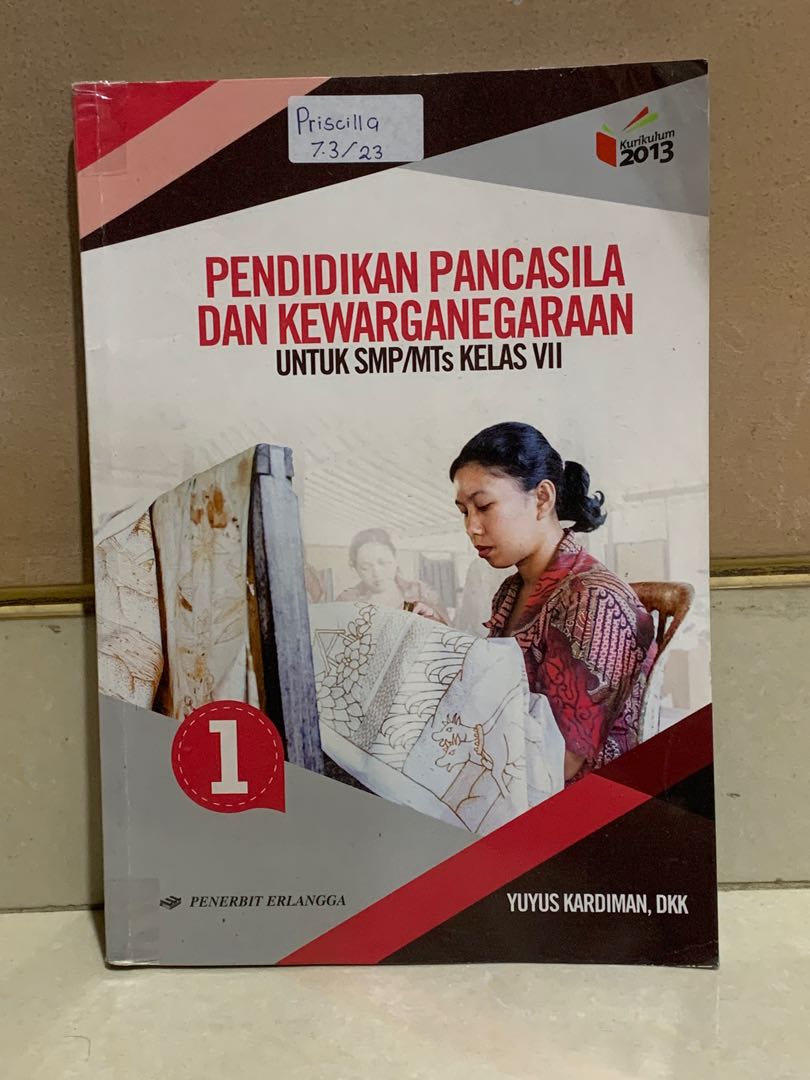 Detail Buku Pkn Kelas 7 Penerbit Erlangga Nomer 12