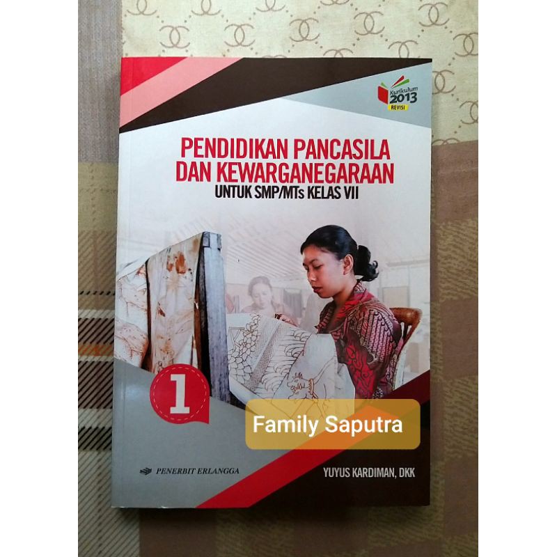 Detail Buku Pkn Kelas 7 Penerbit Erlangga Nomer 6