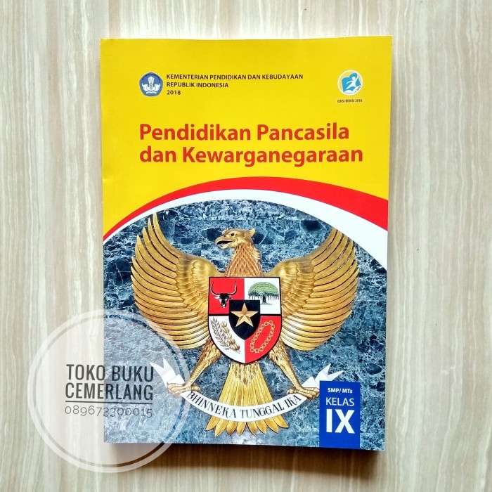 Detail Buku Pkn Kelas 9 Kurtilas Revisi 2018 Nomer 12