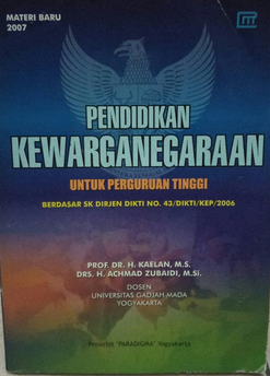 Detail Buku Pkn Untuk Perguruan Tinggi Nomer 7