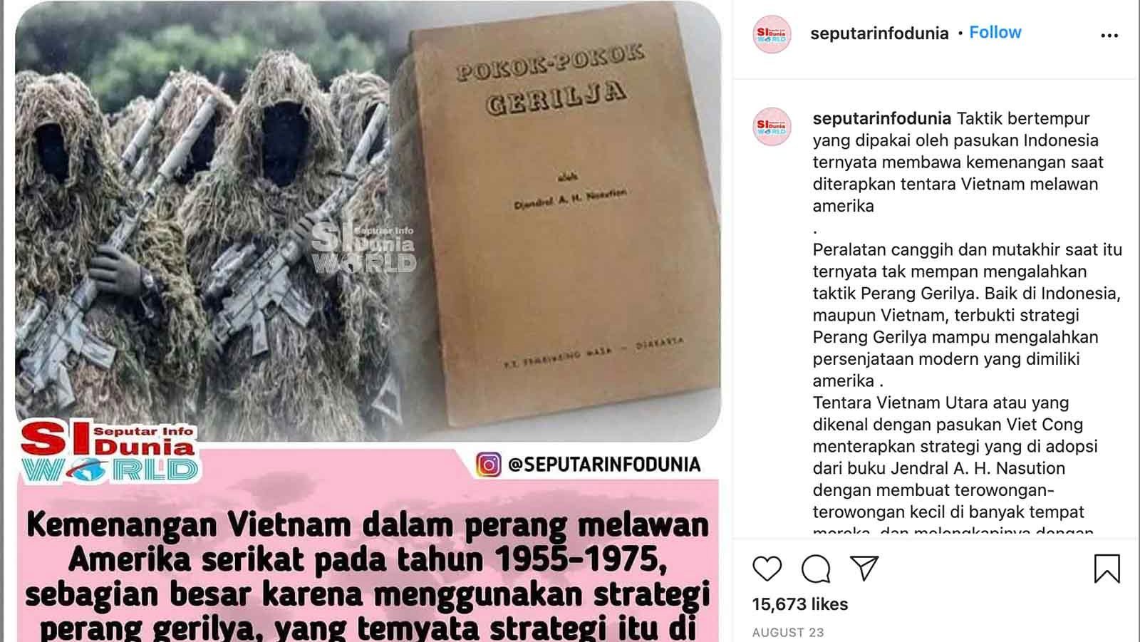 Detail Buku Pokok Pokok Gerilya Nomer 24