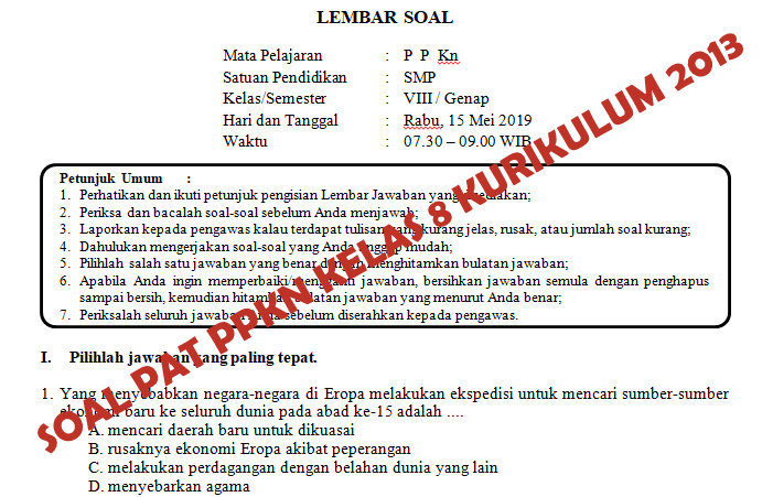 Detail Buku Ppkn Kelas 8 Kurikulum 2013 Nomer 46