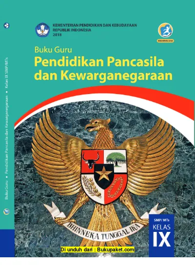 Detail Buku Ppkn Kelas 9 Kurikulum 2013 Revisi 2018 Nomer 38