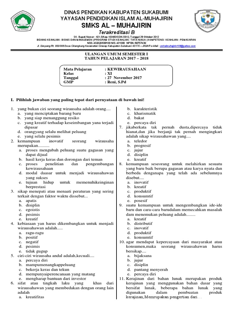 Detail Buku Prakarya Kelas 11 Semester 2 Nomer 51