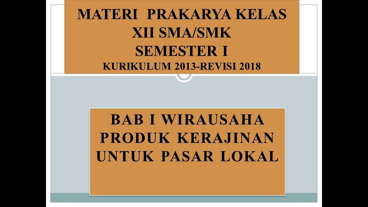 Detail Buku Prakarya Kelas 12 Edisi Revisi 2018 Nomer 44