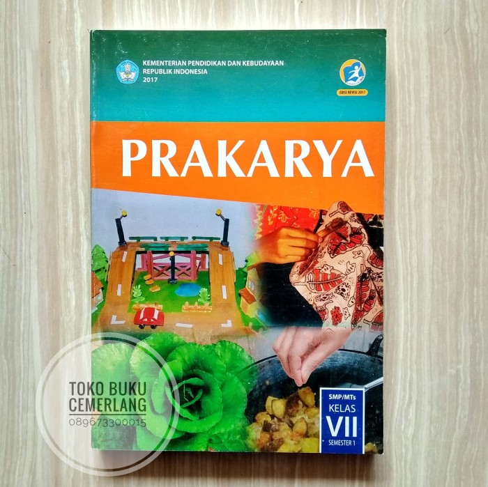 Detail Buku Prakarya Kelas 7 Kurikulum 2013 Revisi 2017 Nomer 27