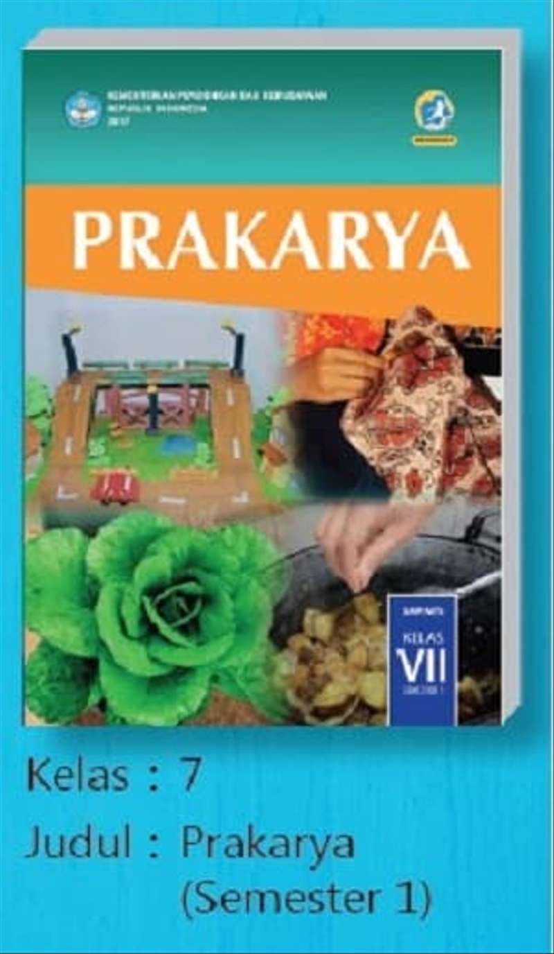 Detail Buku Prakarya Kelas 7 Kurikulum 2013 Revisi 2017 Nomer 8