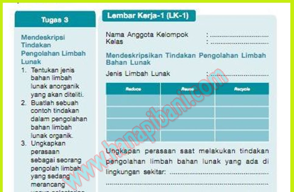 Detail Buku Prakarya Kelas 7 Semester 2 Nomer 54