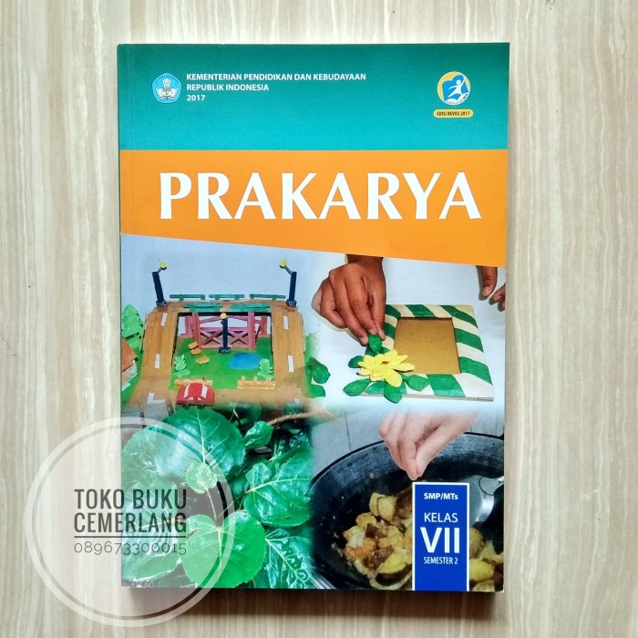 Detail Buku Prakarya Kelas 7 Semester 2 Kurikulum 2013 Revisi 2016 Nomer 4