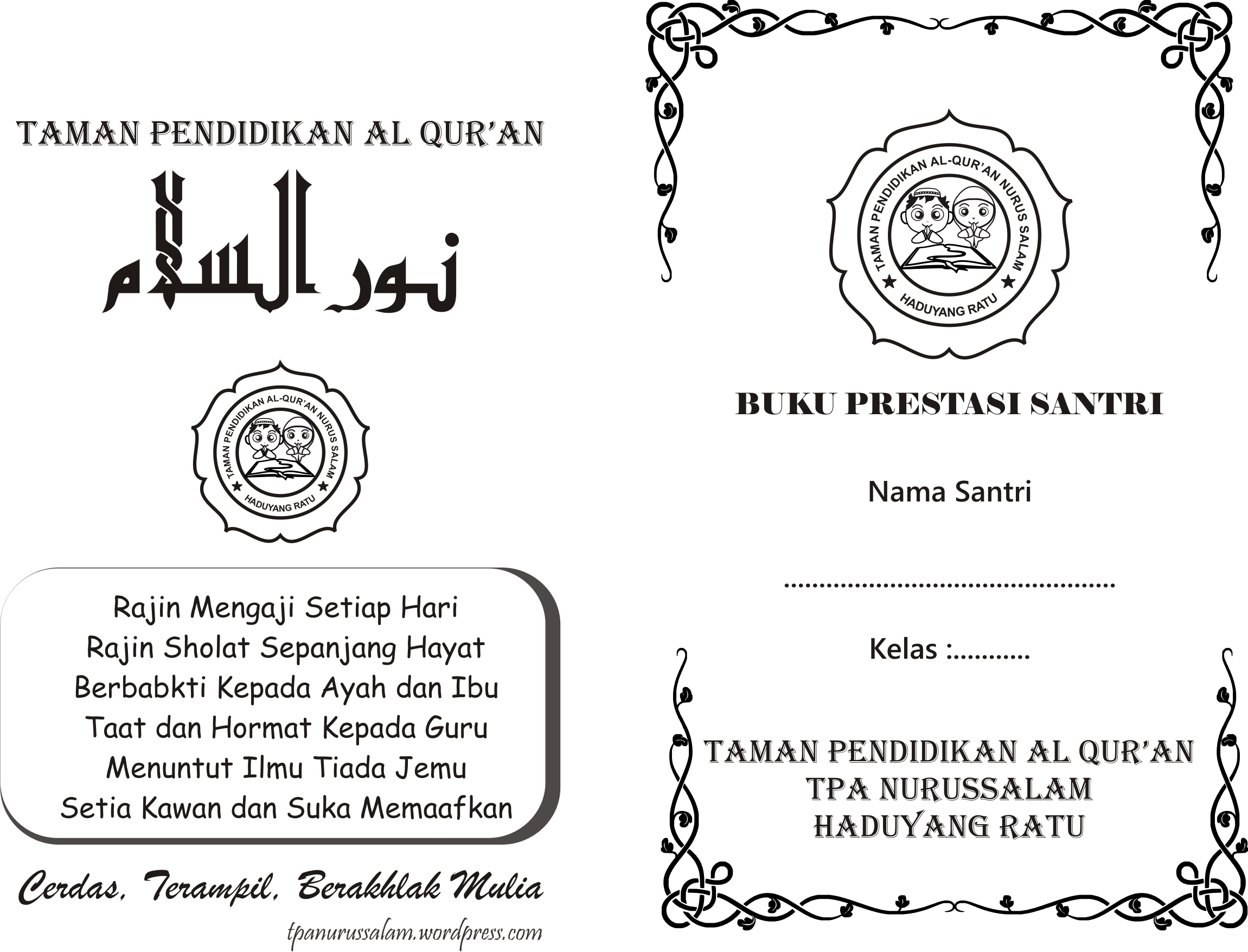 Detail Buku Prestasi Santri Nomer 34