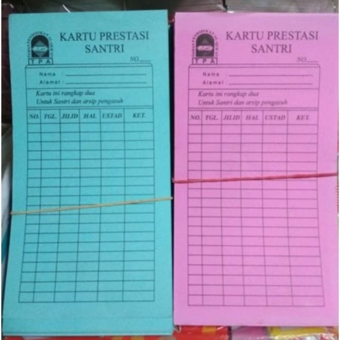 Detail Buku Prestasi Santri Nomer 7