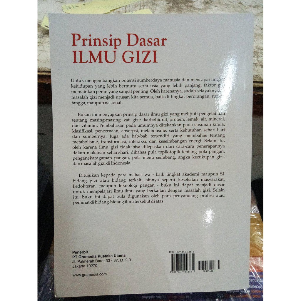 Detail Buku Prinsip Dasar Ilmu Gizi Nomer 35