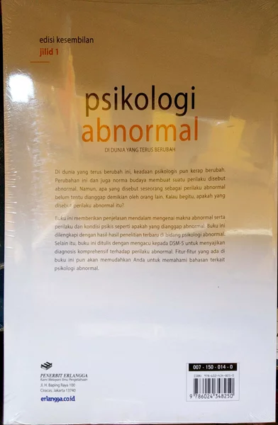 Detail Buku Psikologi Abnormal Edisi 9 Nomer 50