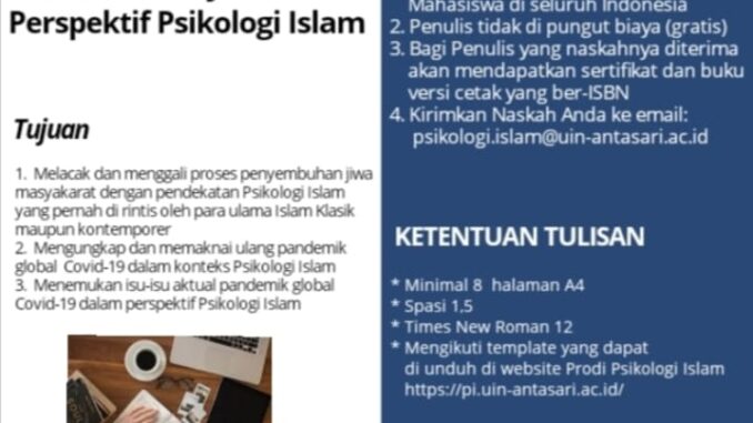 Detail Buku Psikologi Islam Nomer 42