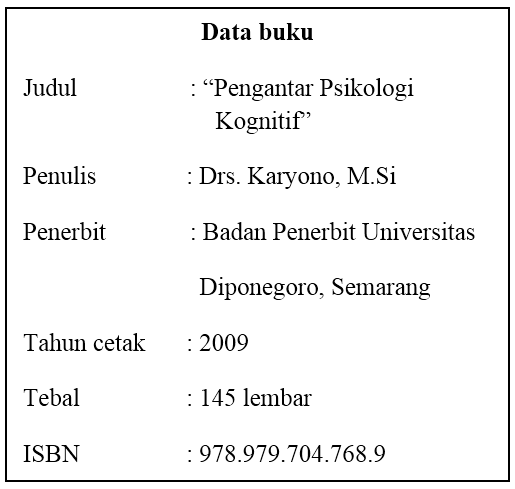 Detail Buku Psikologi Kognitif Nomer 14