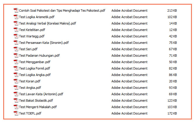 Detail Buku Psikotes Tni Nomer 39