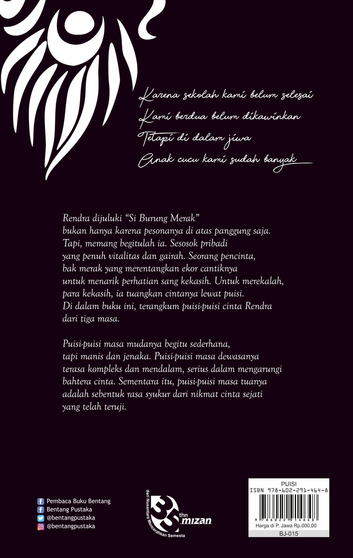 Detail Buku Puisi Terbaik Indonesia Nomer 36