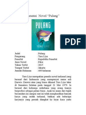 Detail Buku Pulang Tere Liye Nomer 28