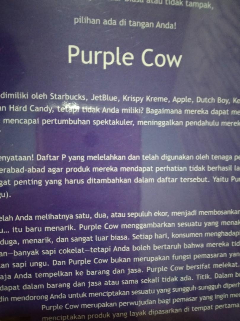 Detail Buku Purple Cow Nomer 44