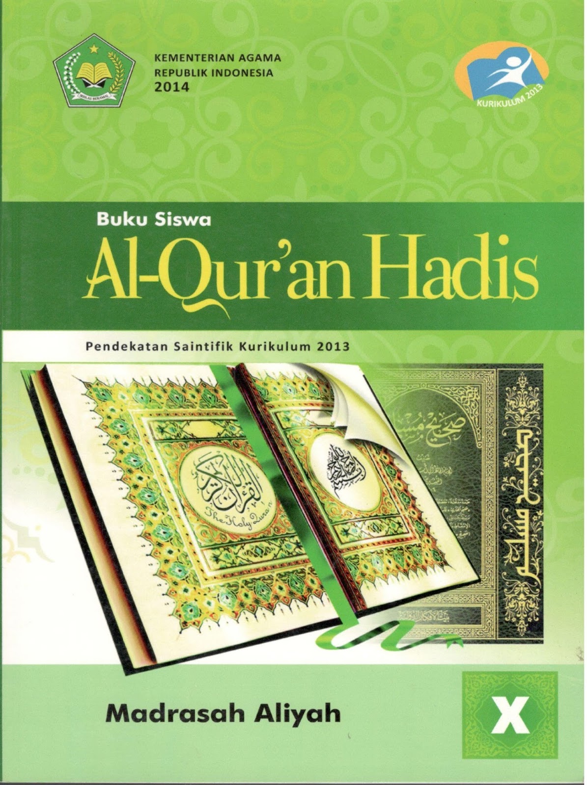 Detail Buku Qur An Hadits Kelas X Kurikulum 2013 Nomer 2