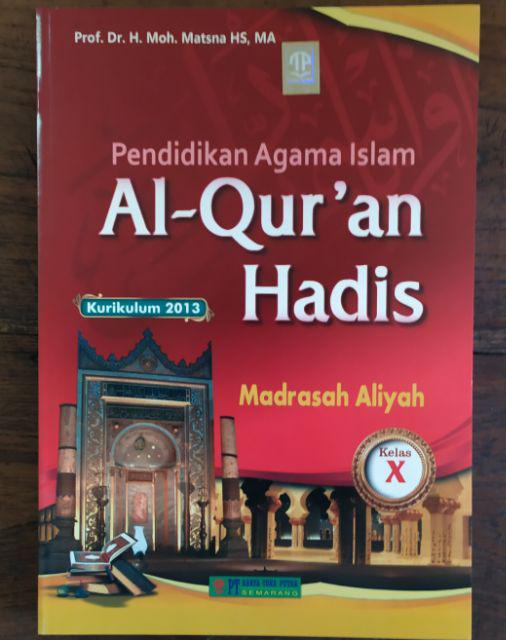 Detail Buku Qur An Hadits Kelas X Kurikulum 2013 Nomer 5