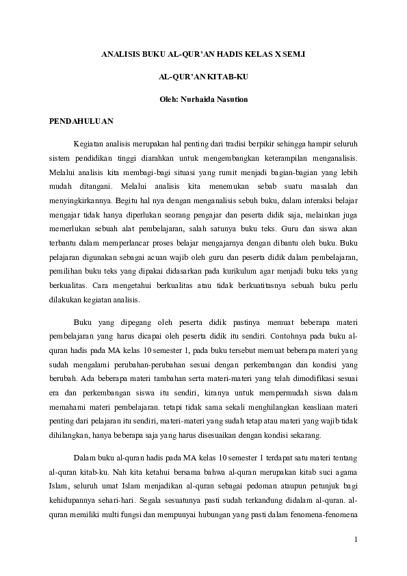 Detail Buku Qurdis Kelas 10 Nomer 43