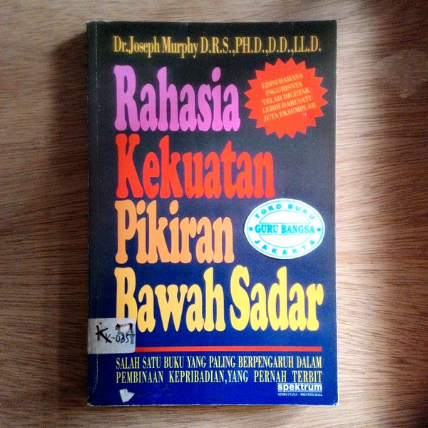 Buku Rahasia Kekuatan Pikiran Bawah Sadar - KibrisPDR