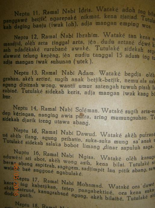 Detail Buku Ramalan Jawa Nomer 28