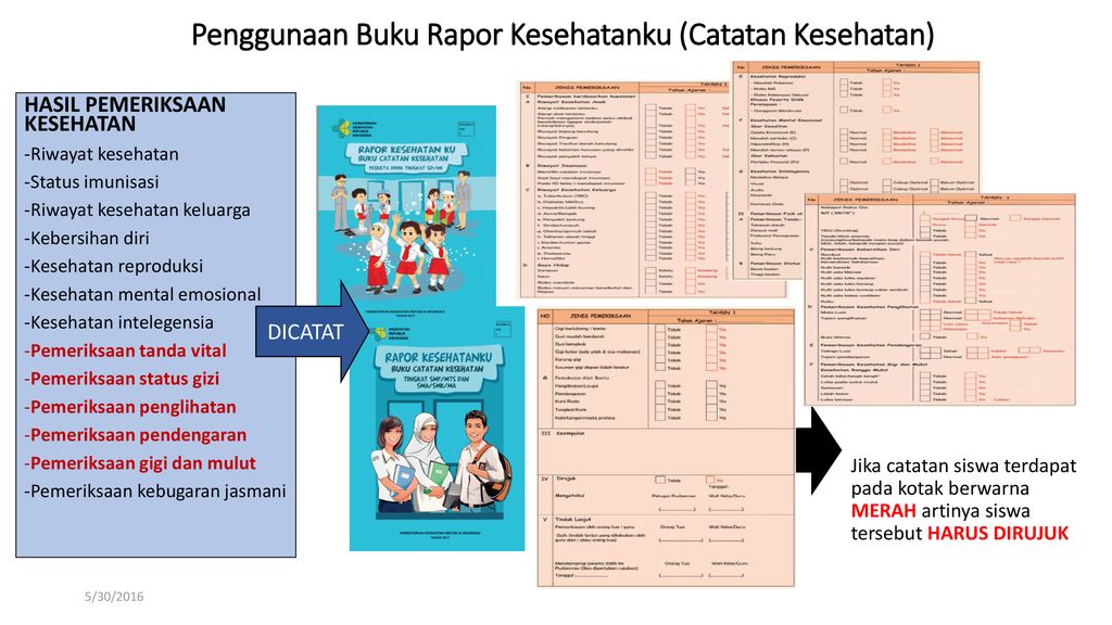 Detail Buku Rapor Kesehatan Nomer 16