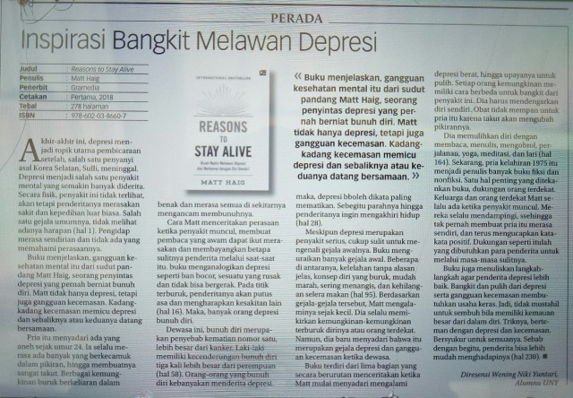 Detail Buku Reason To Stay Alive Nomer 39