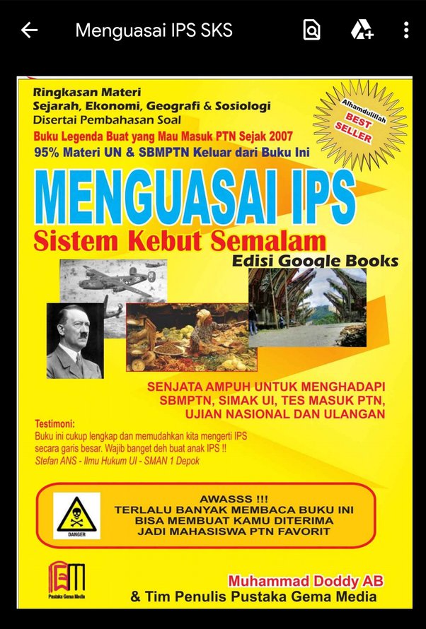 Detail Buku Recommended Zenius Nomer 9