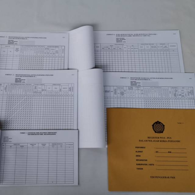 Detail Buku Register Posyandu Balita Nomer 8
